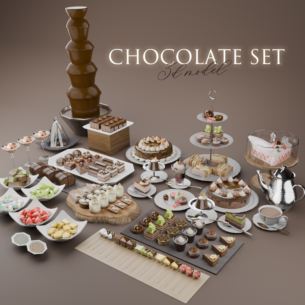 chocolate setチョコレートセット(79点)