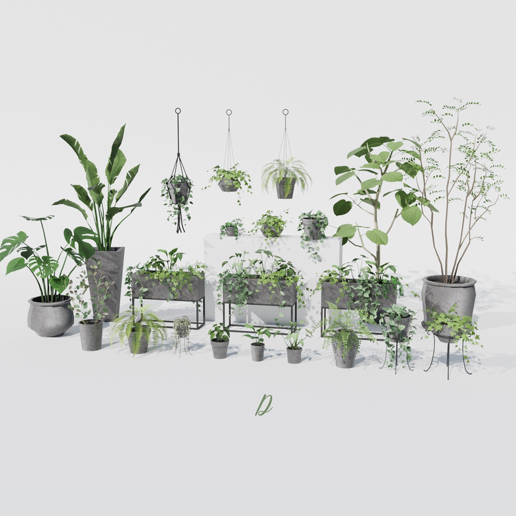 観葉植物セット(88点)