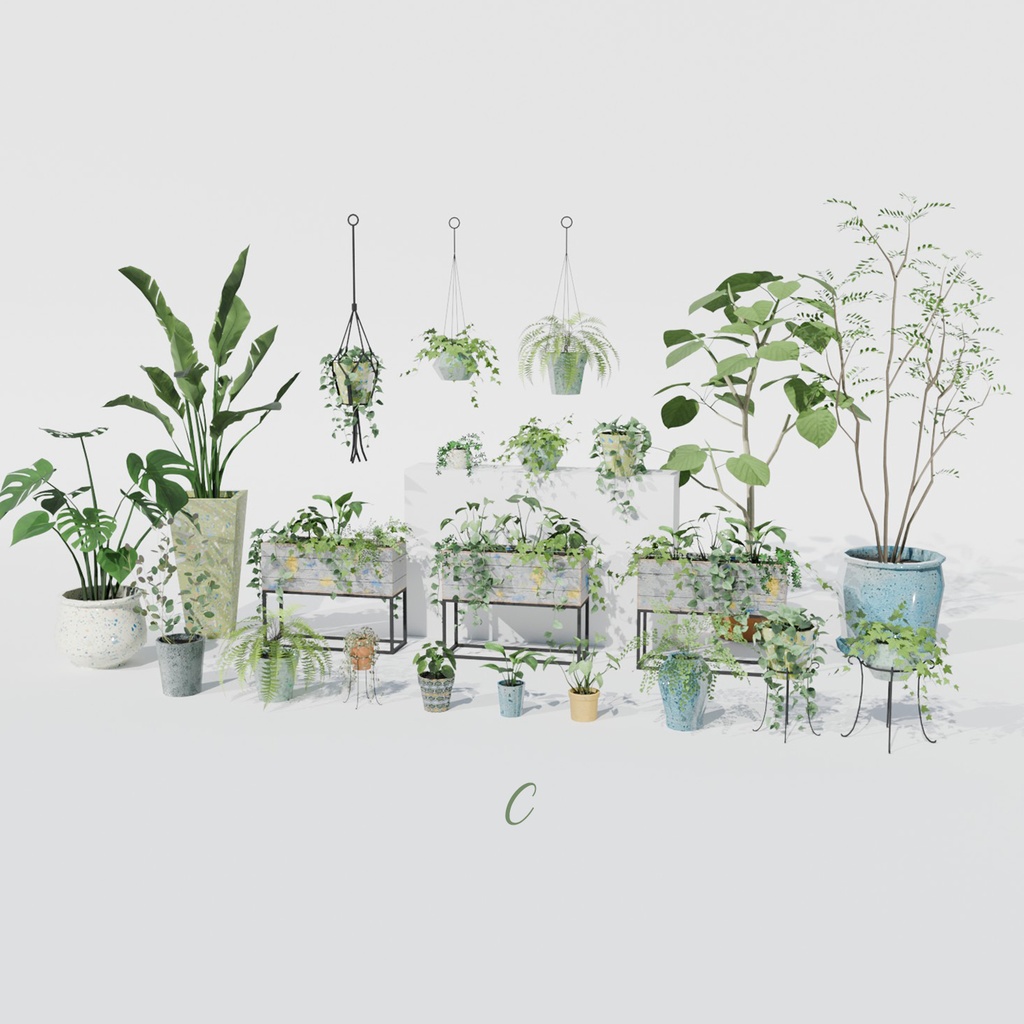 観葉植物セット(88点)