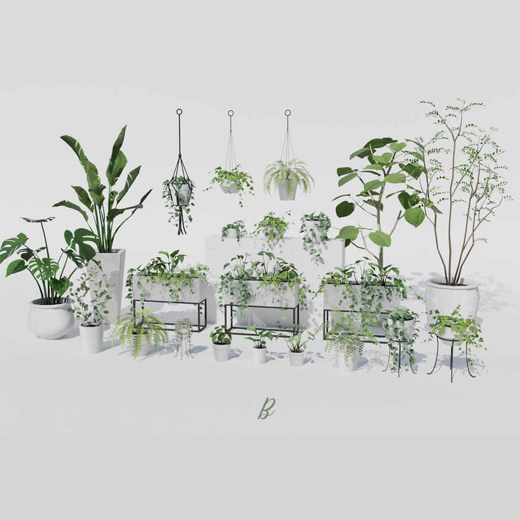 観葉植物セット(88点)