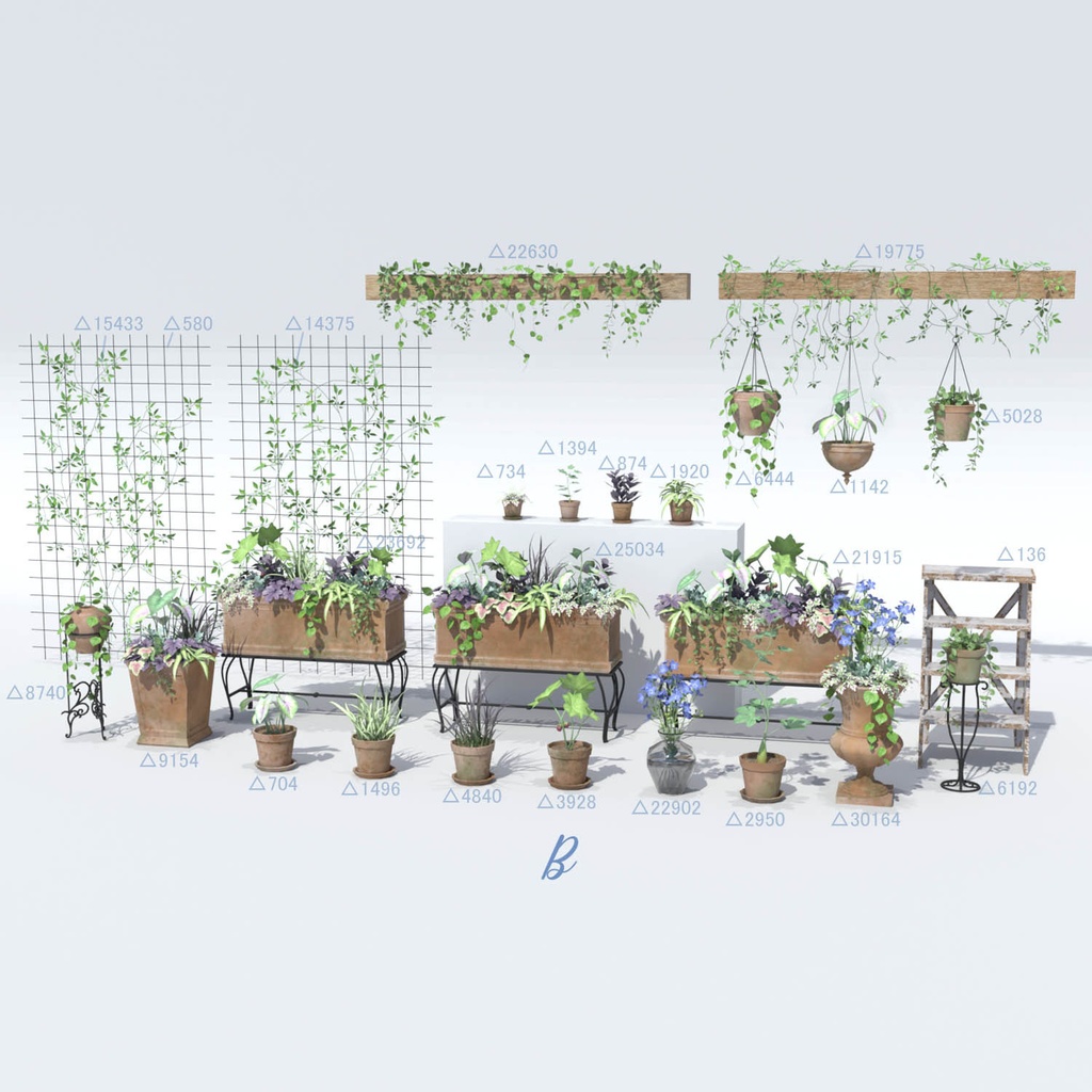 寄せ植えセット(116点)