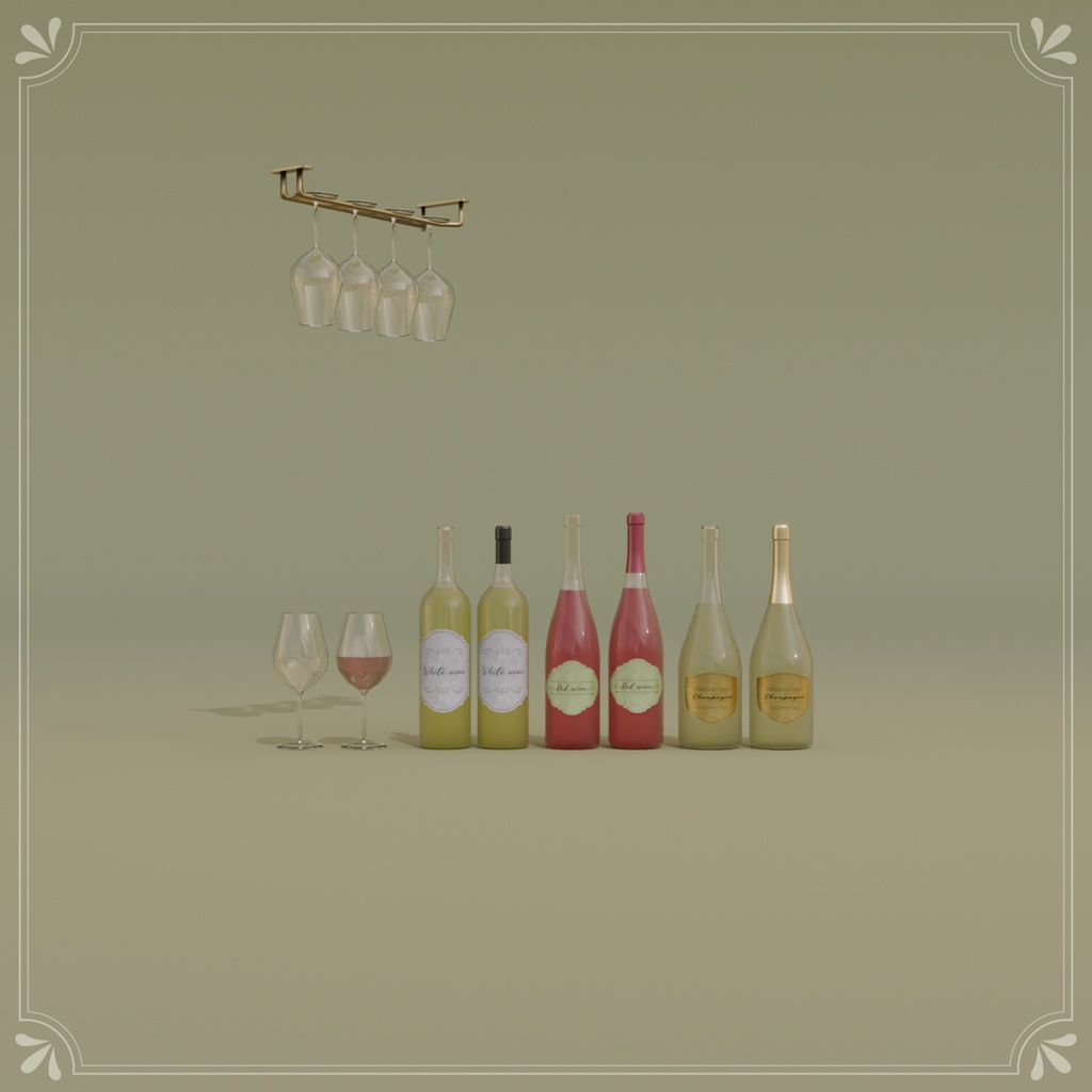 アンティークカウンターセット01(30点)