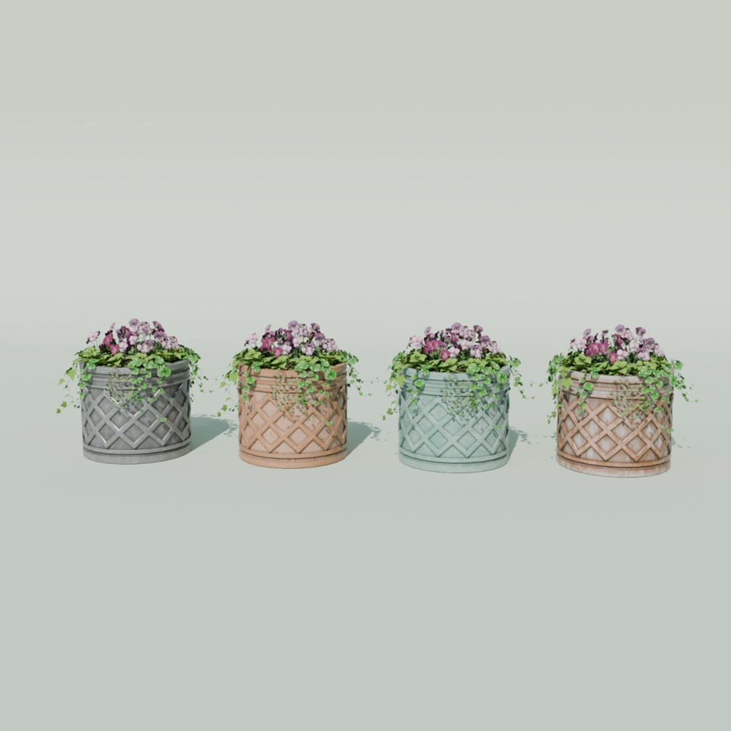 Pastel Flower Set(118点)