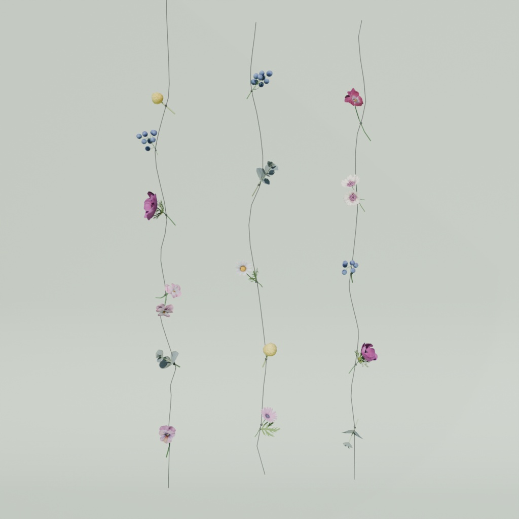 Pastel Flower Set(118点)