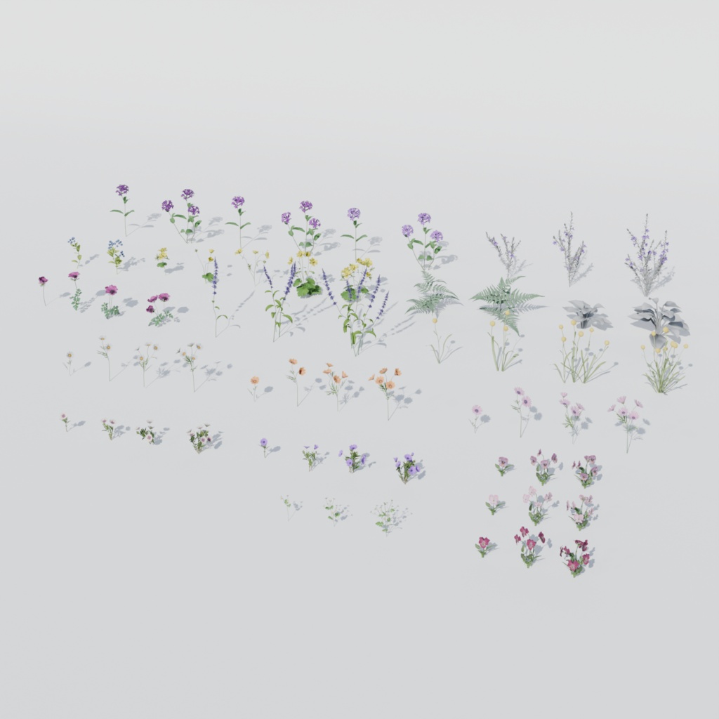 Pastel Flower Set(118点)