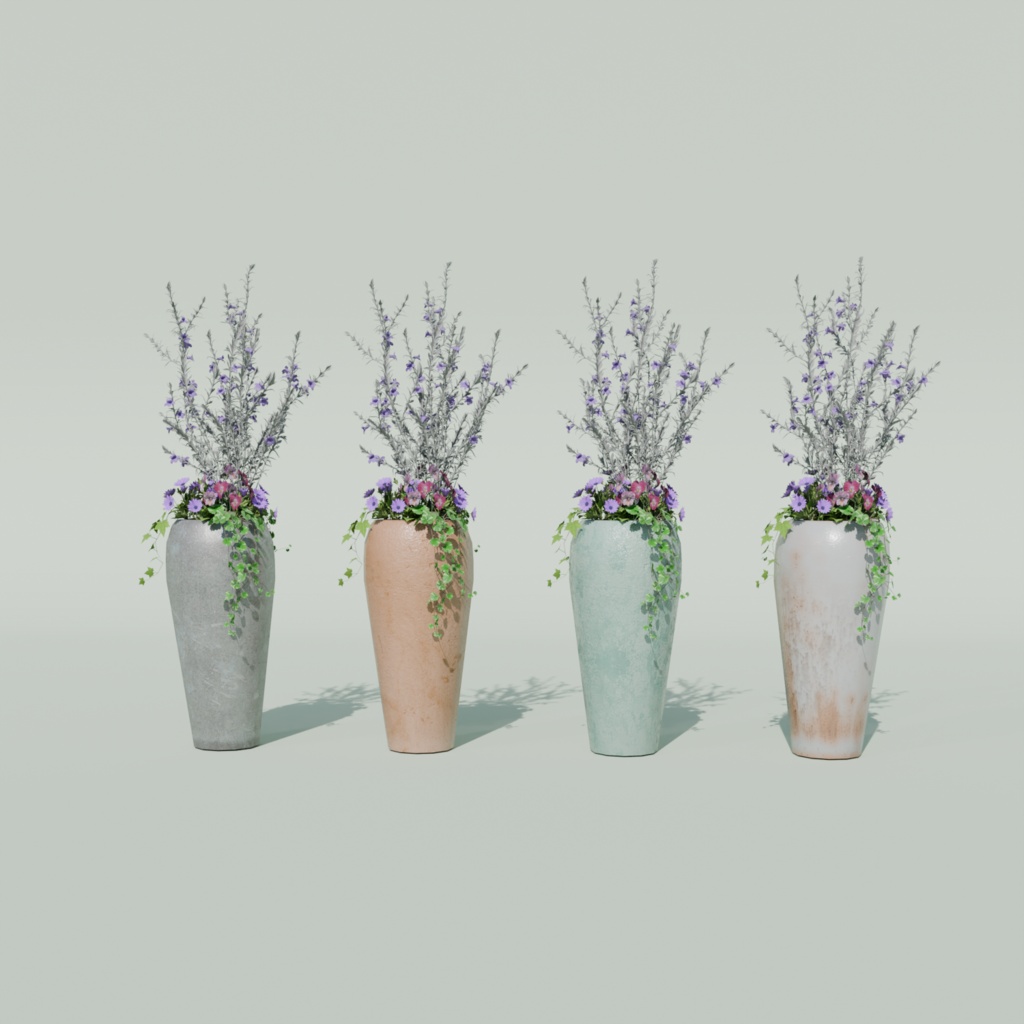 Pastel Flower Set(118点)