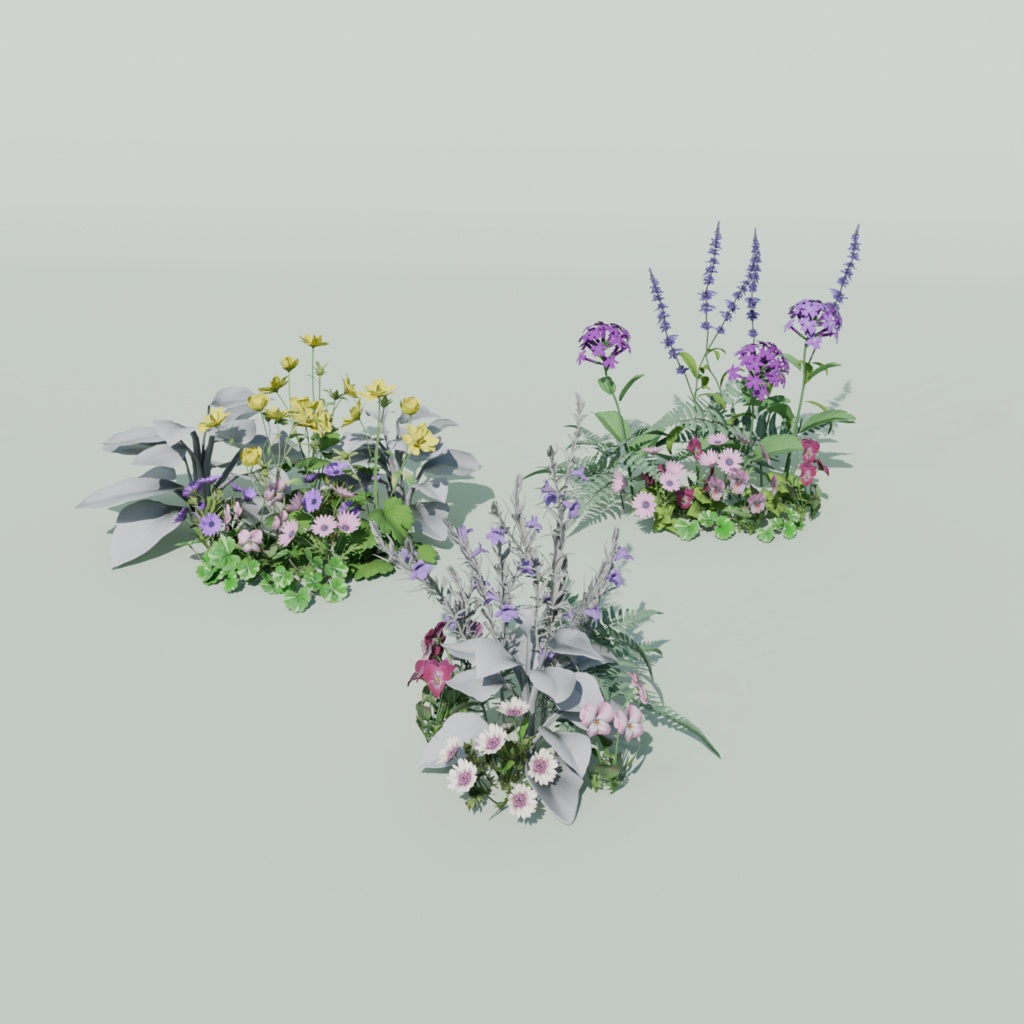 Pastel Flower Set(118点)
