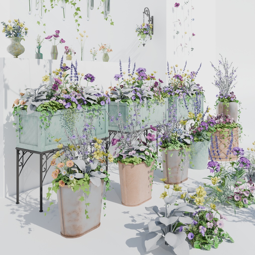 Pastel Flower Set(118点)
