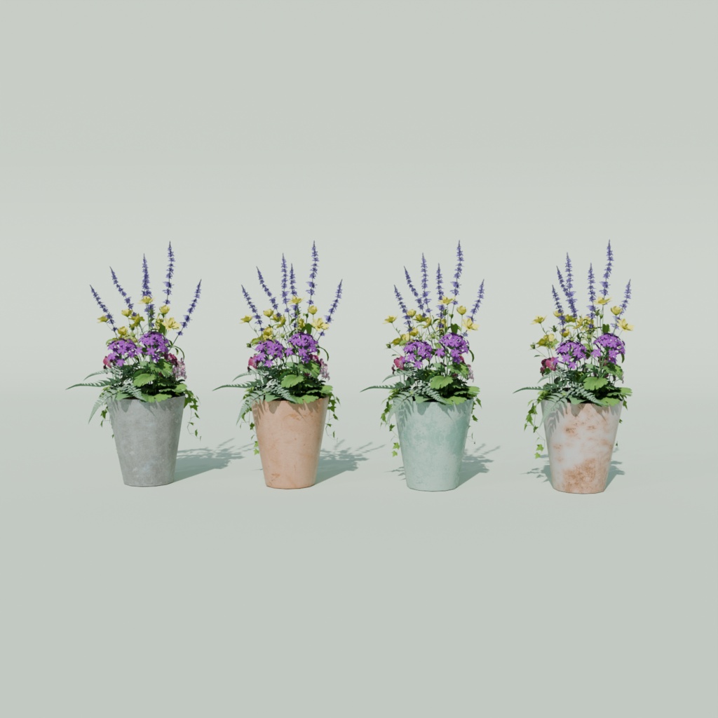 Pastel Flower Set(118点)
