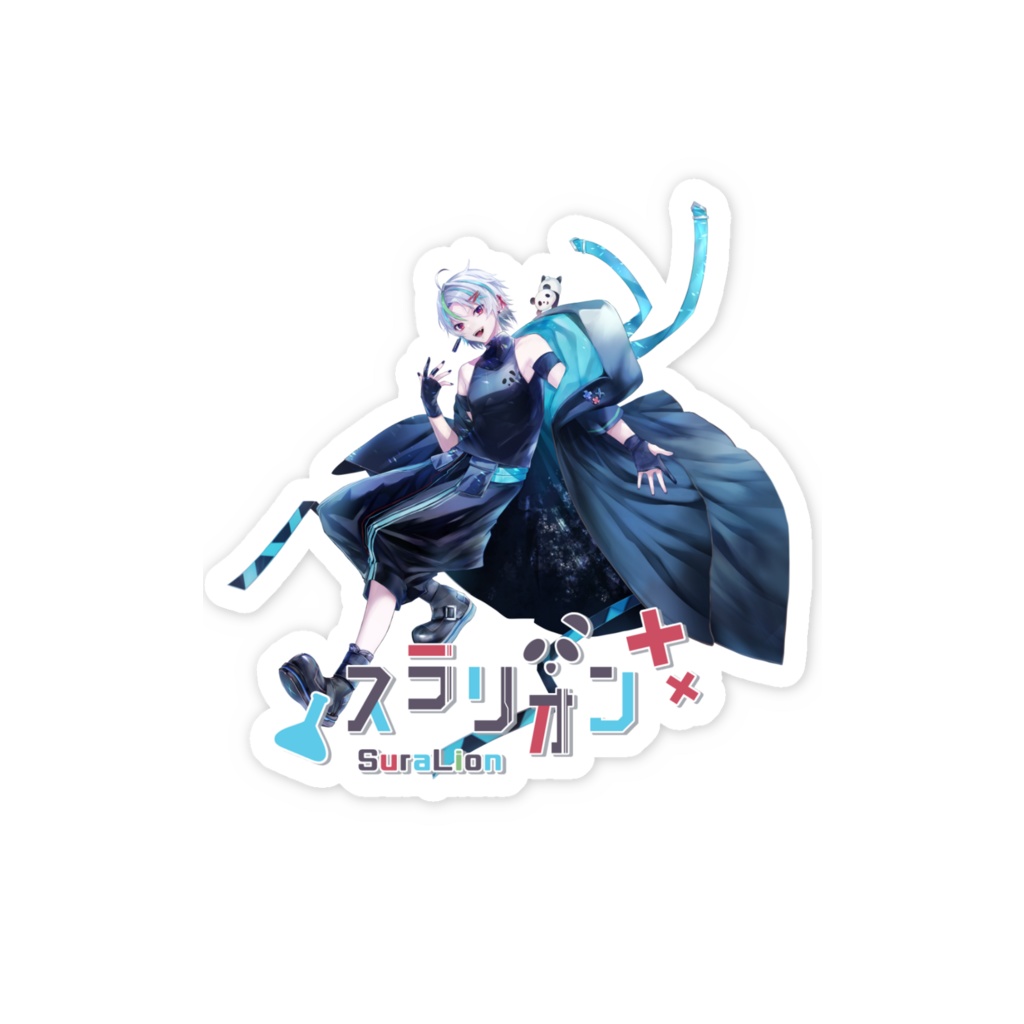 スラリオン活動1.5周年記念_スマホステッカー_キーヴィジュアルVer