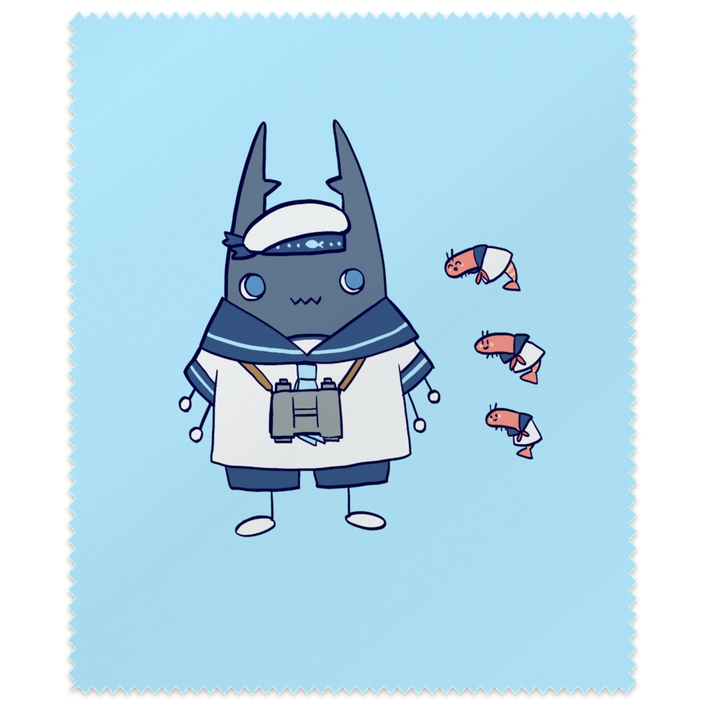 くわがたメガネ拭き