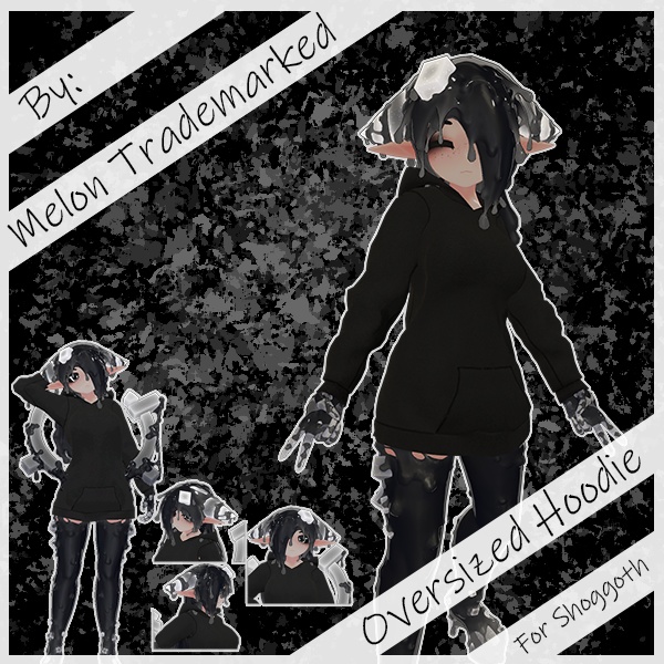 Oversized Hoodie - Shoggoth/Goona [VRC]