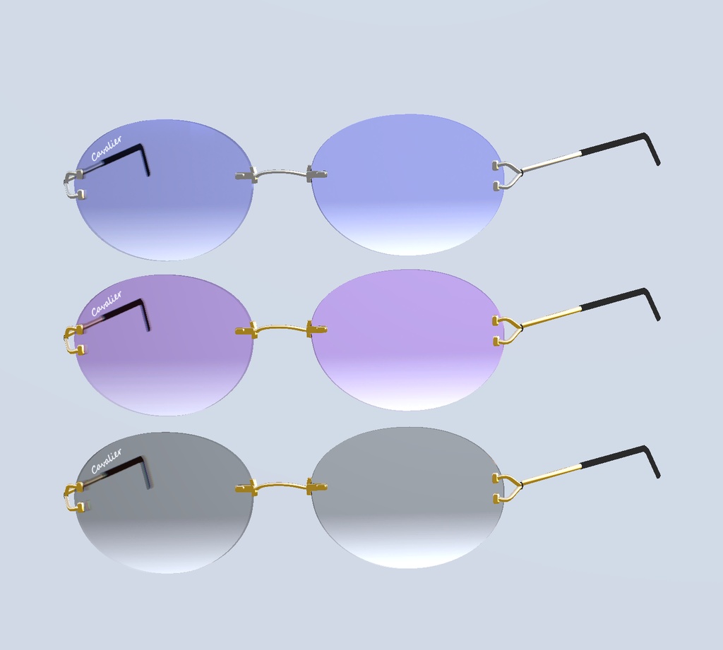 縁なしサングラス