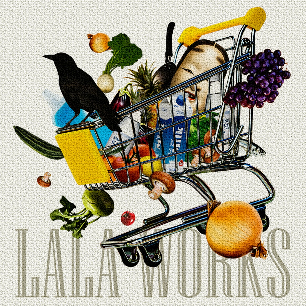 lala works Tシャツ ショッピングカート
