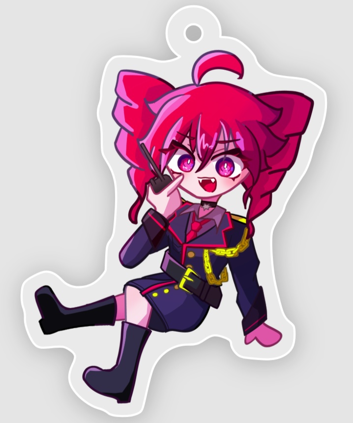 重音テト（絶えず狂焔）アクリルキーホルダー