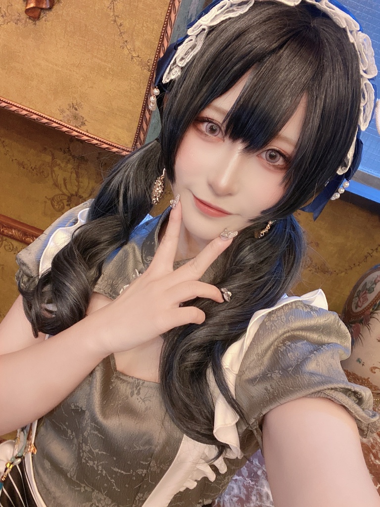 【チェキ】チャイナメイド/猫チャイナ