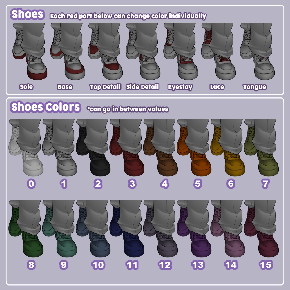 Live2D Simple Customizable Vtuber for Vtube Studio