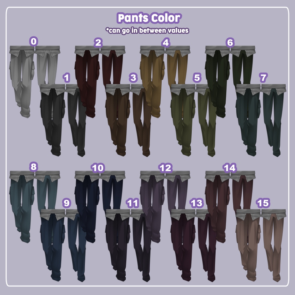 Live2D Simple Customizable Vtuber for Vtube Studio