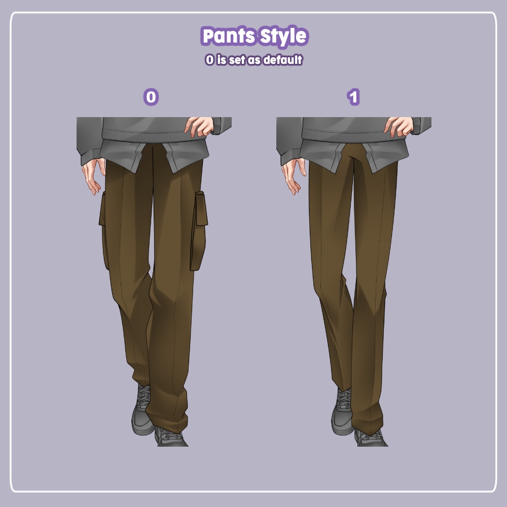 Live2D Simple Customizable Vtuber for Vtube Studio