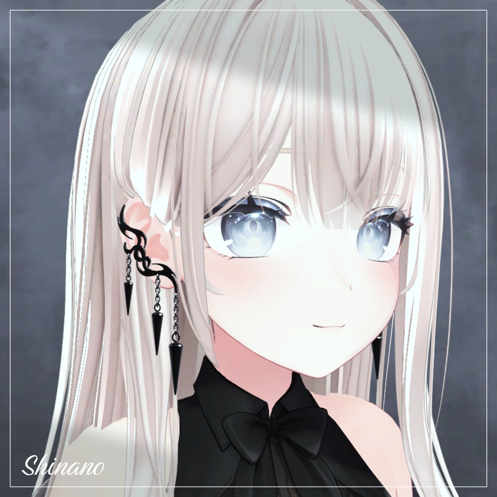 【イヤーカフ】Fang Chain EarCuffs【VRChat想定】