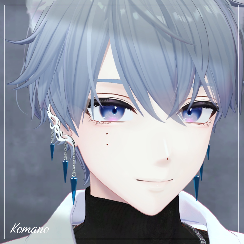 【イヤーカフ】Fang Chain EarCuffs【VRChat想定】
