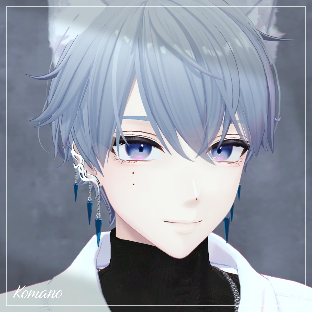【イヤーカフ】Fang Chain EarCuffs【VRChat想定】