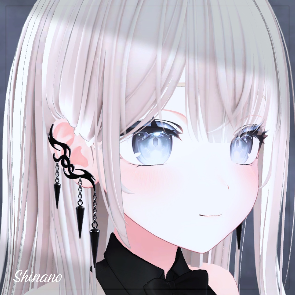 【イヤーカフ】Fang Chain EarCuffs【VRChat想定】
