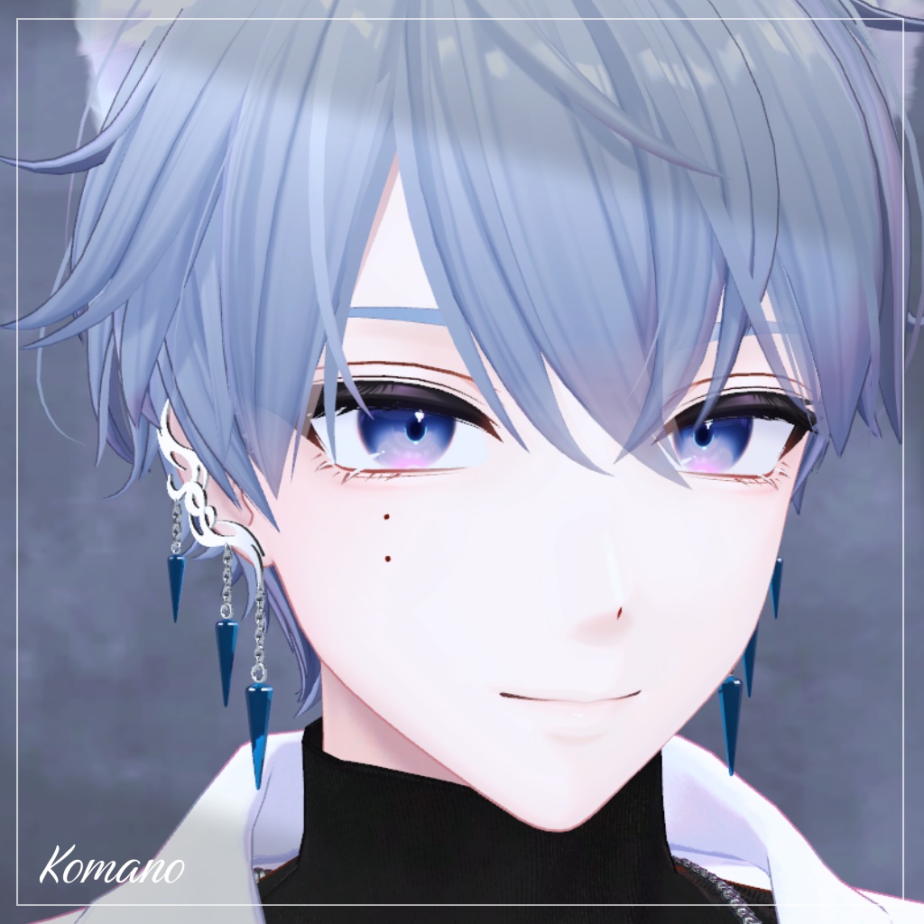 【イヤーカフ】Fang Chain EarCuffs【VRChat想定】