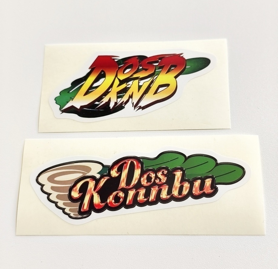 【匿名配送】doskonnbu初グッズ ロゴ＆チャンネルステッカーセット