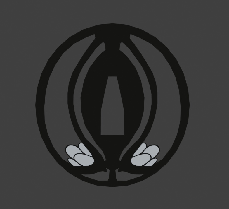 【3Dモデル】刀剣「華愁月耳」