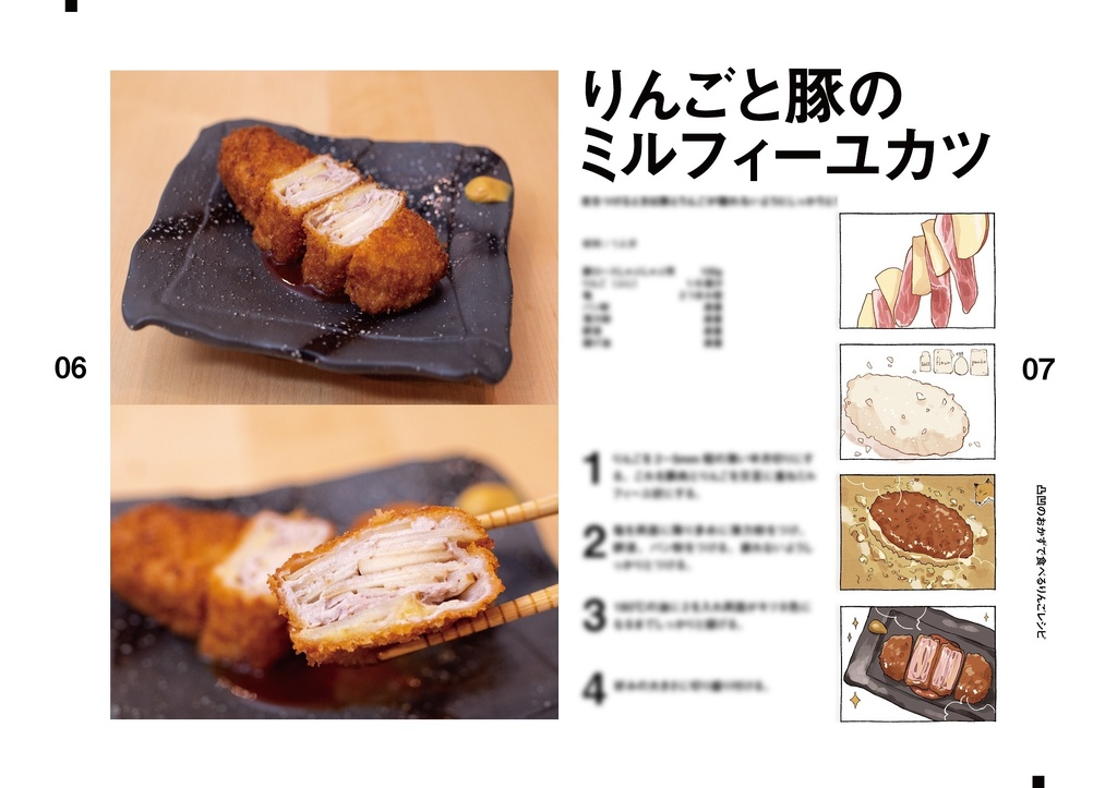 凸凹のおかずで食べるりんごレシピ Dekobokogokko Booth