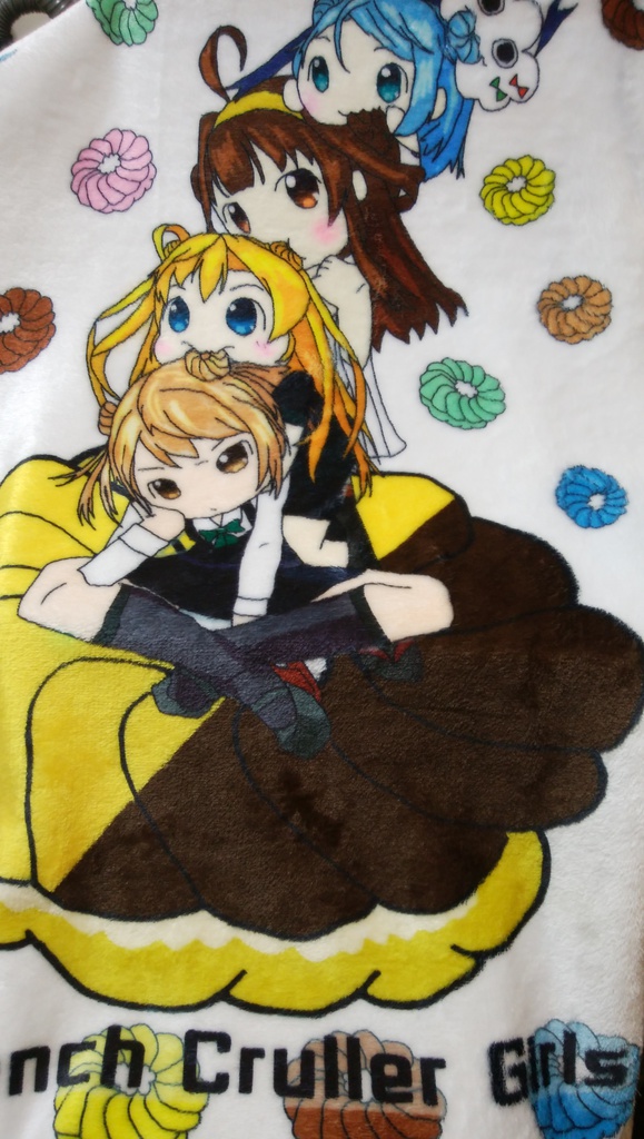 French Cruller Girlsもふもふブランケット