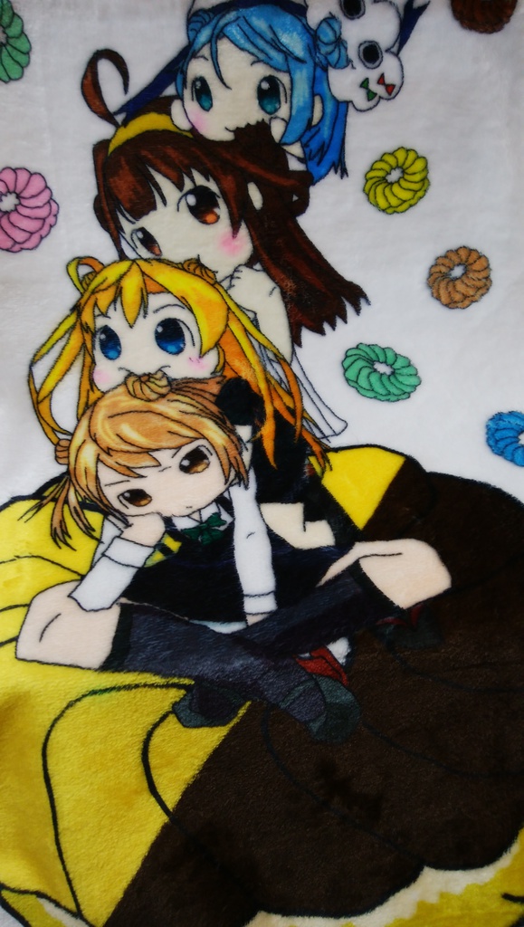 French Cruller Girlsもふもふブランケット