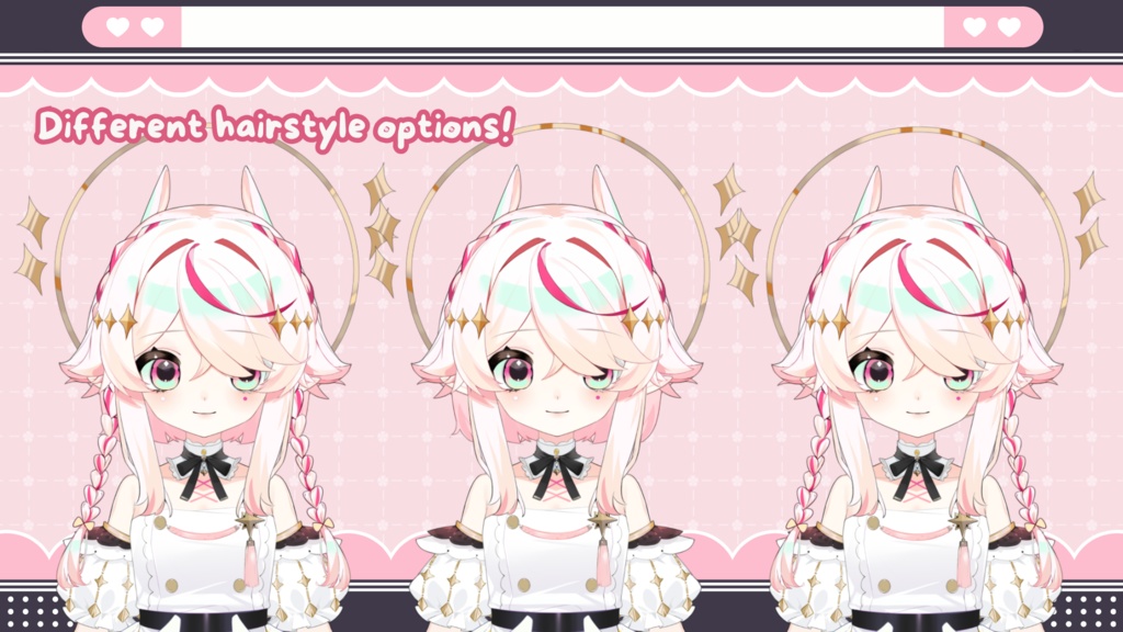 【LIVE 2Dモデル】 Pink Songbird Girl Vtuber Model for Sell 鳥モデル