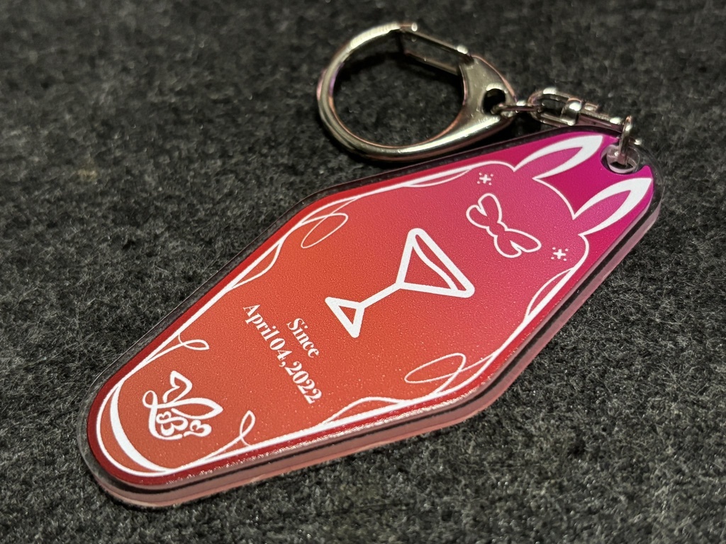 秋篠ゆずき Bar Monday Bunny バニーガールバー モーテルキーホルダー