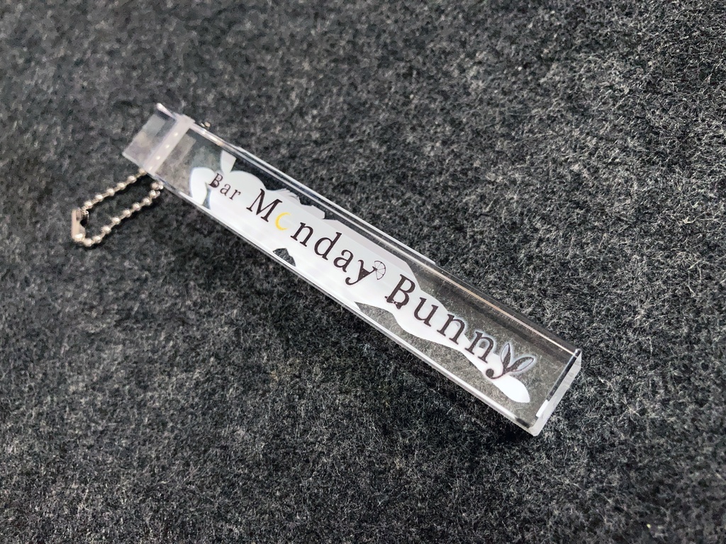 秋篠ゆずき Bar Monday Bunny バニーガールバー ホテルバーキーホルダー【在庫分】