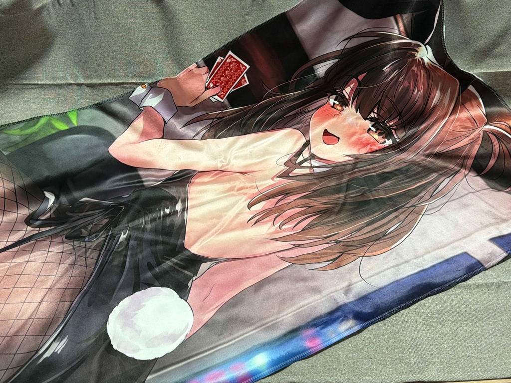  秋篠ゆずき バニーガール ブランケット