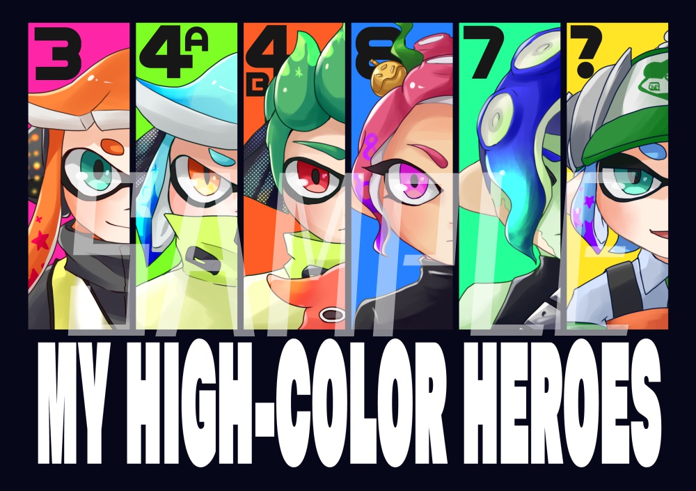 マイイカタコ本『MY HIGH-COLOR HEROES』