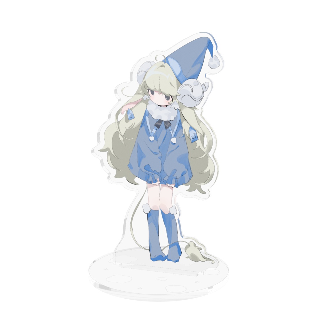 もこもこ羊牛（blue）