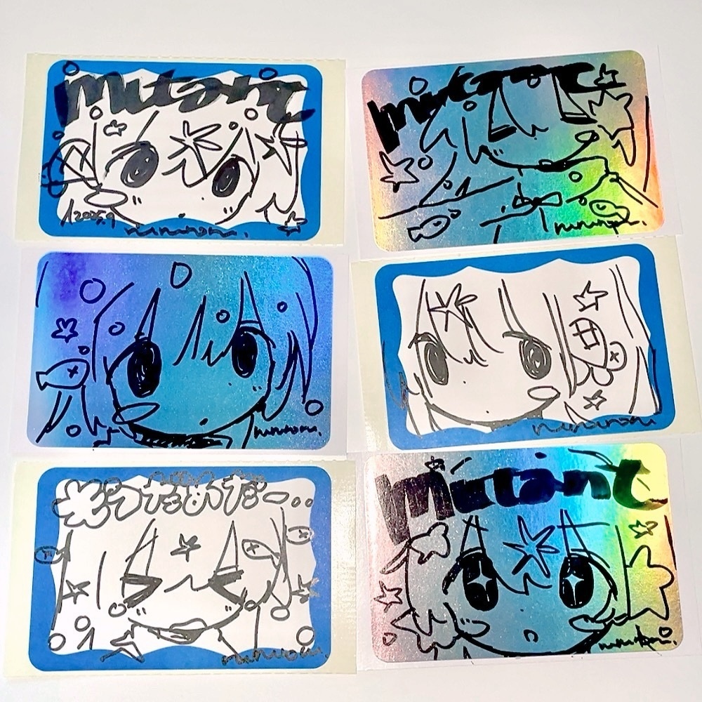 ドローイングステッカー（S～X）
