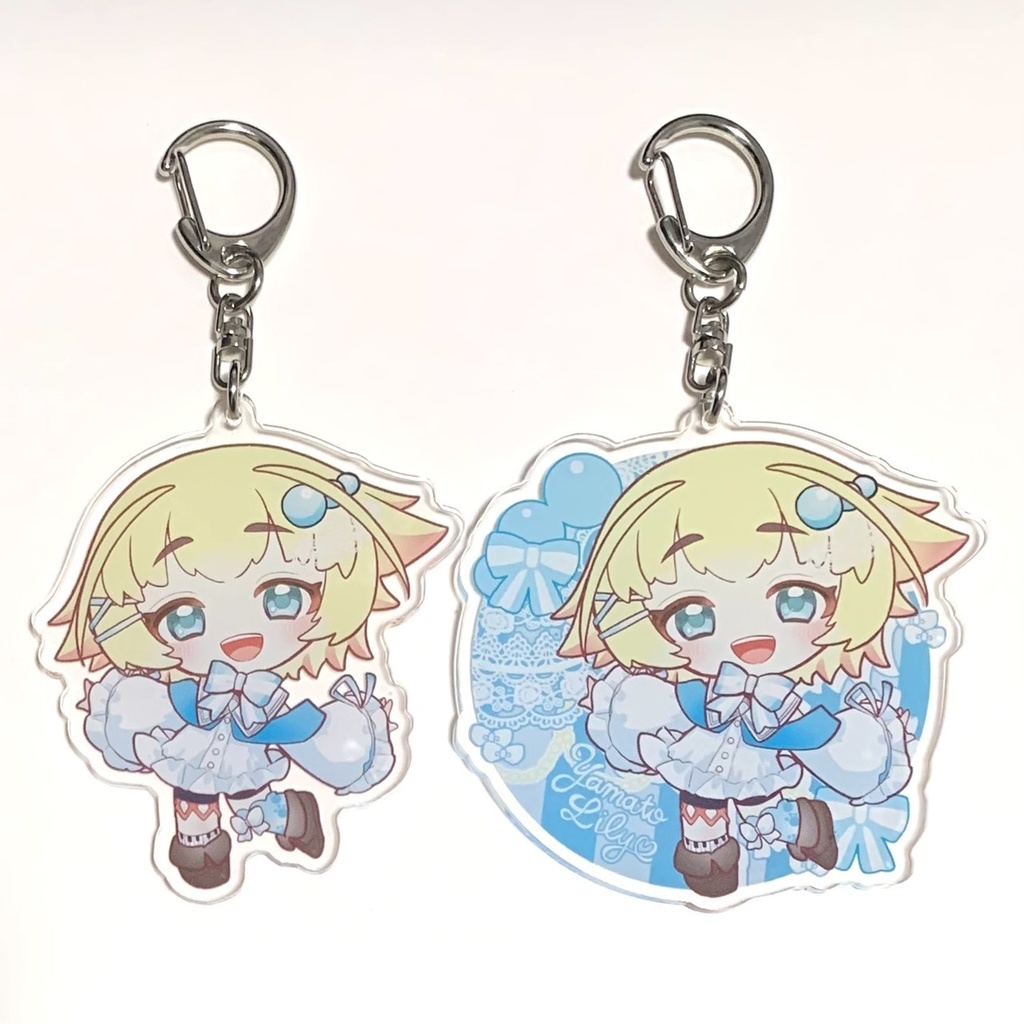 【誕生日記念グッズ】やまとりりアクリルキーホルダー(背景なし)