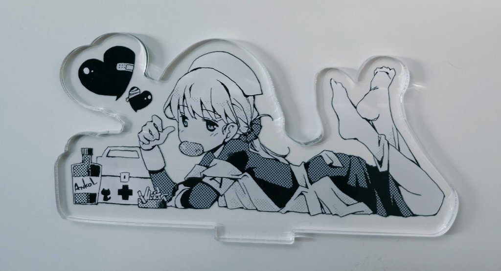 寝そべり木村屋安子さんアクリルフィギュア