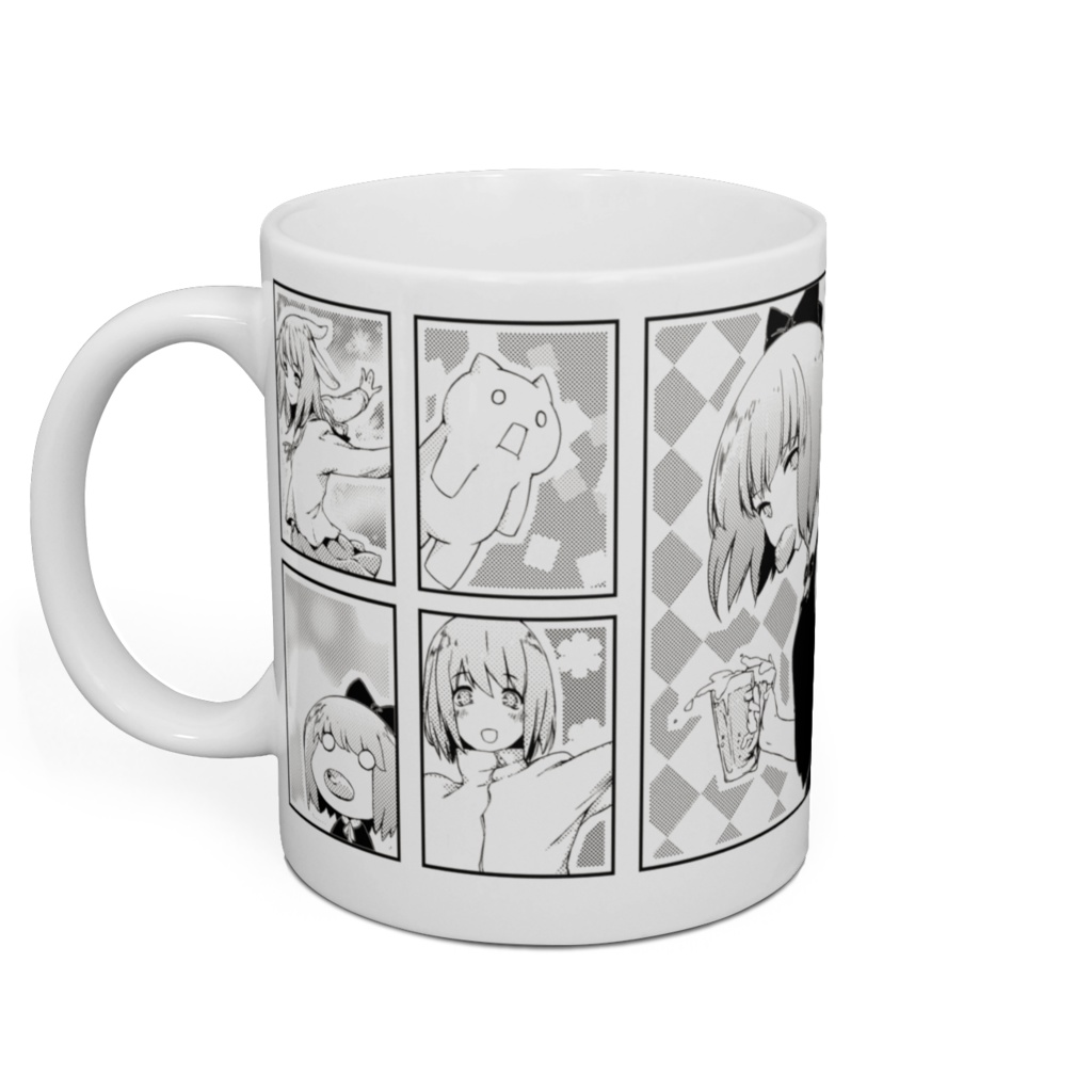 木村屋安子さんと愉快な仲間たちマグカップ(pixivFACTORY生産)