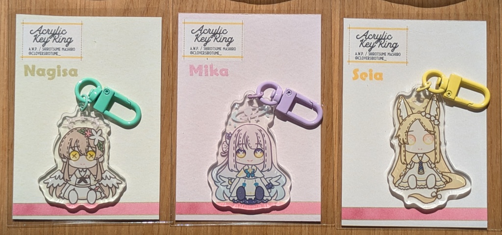 アクリルキーホルダー/ティーパーティ