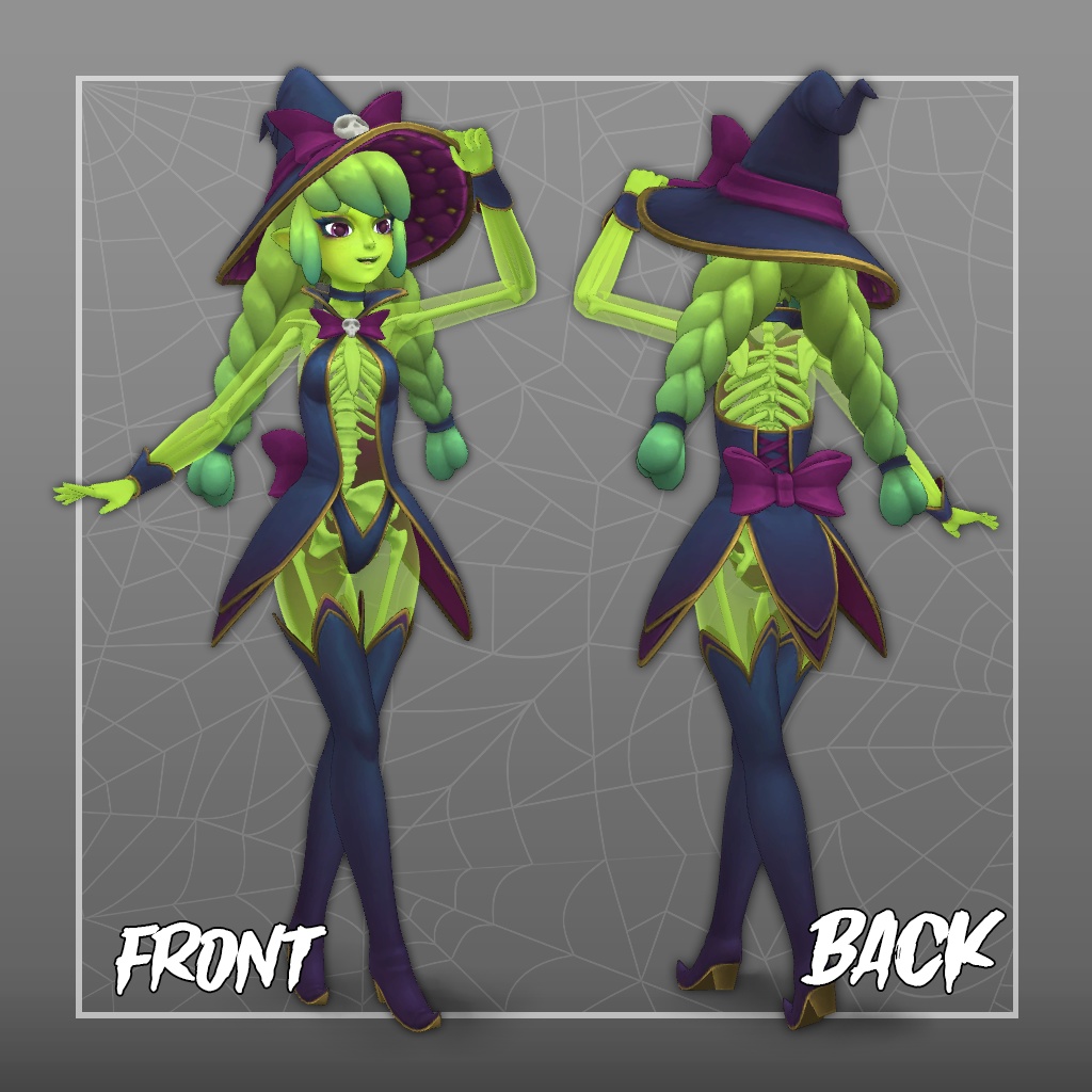 VRChat向け3Dオリジナルモデル「スライムウィッチ Slime Witch」