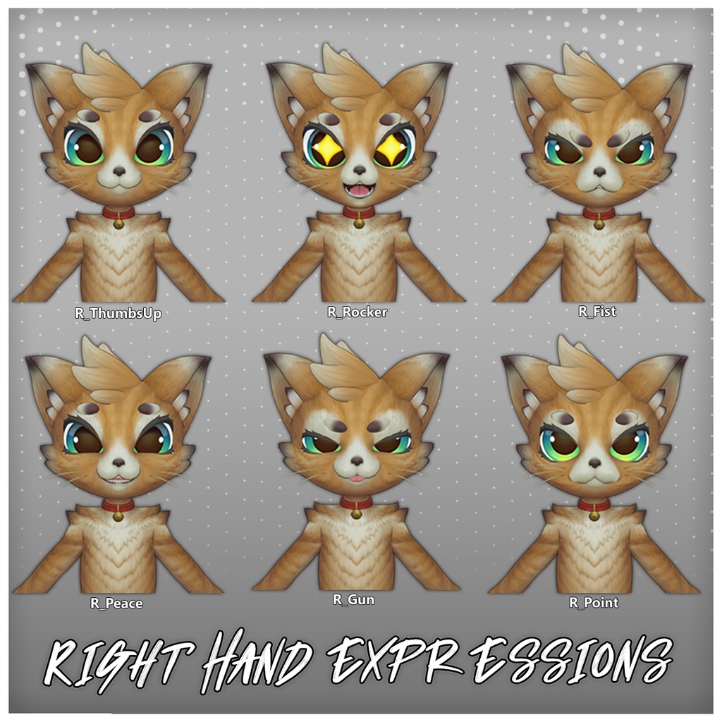 VRChat向け3Dオリジナルモデル「Polycat」