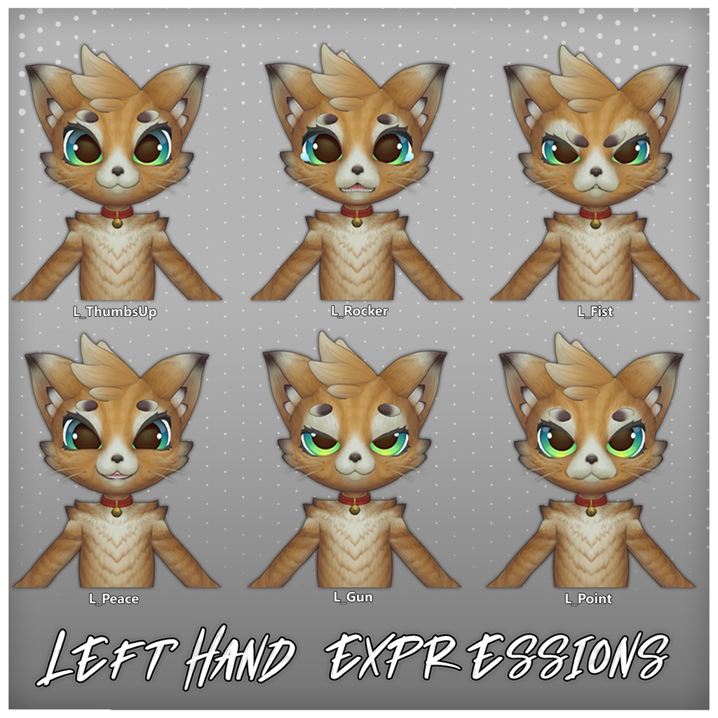 VRChat向け3Dオリジナルモデル「Polycat」