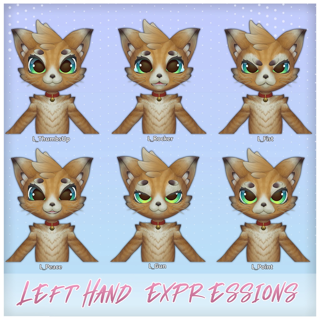 VRChat向け3Dオリジナルモデル「Polycat Mori Kei」