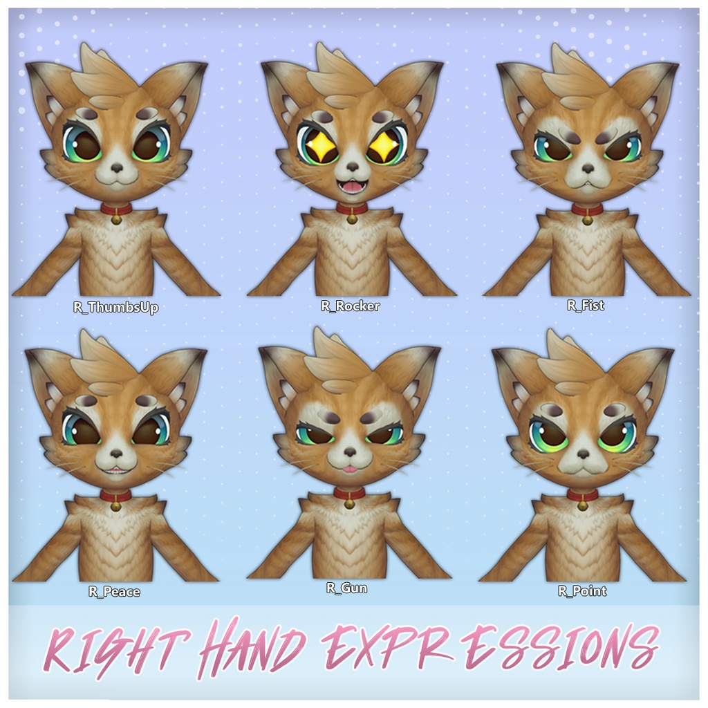 VRChat向け3Dオリジナルモデル「Polycat Mori Kei」