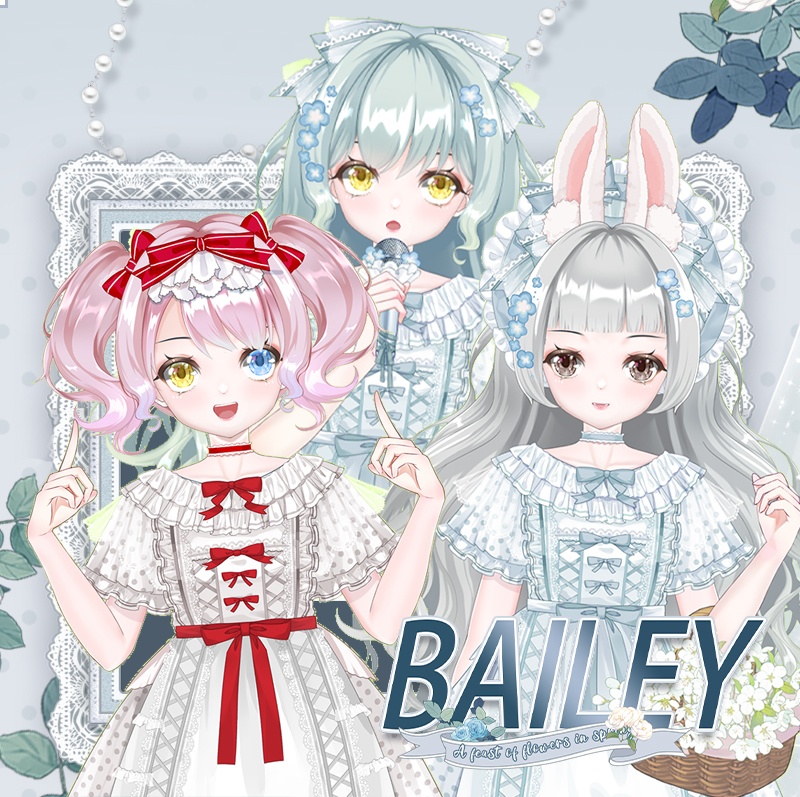 【Live2Dモデル】無料&有料VTS専用_汎用モデル_“Bailey”